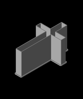 dagger mark nestable box v1 ppac 3d print model - Mito3D