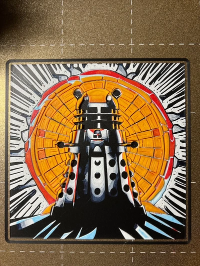 dalek painting hueforge - 3d by spannmagoo on thangs doctor who tardis dr filament 3d print model - Mito3D