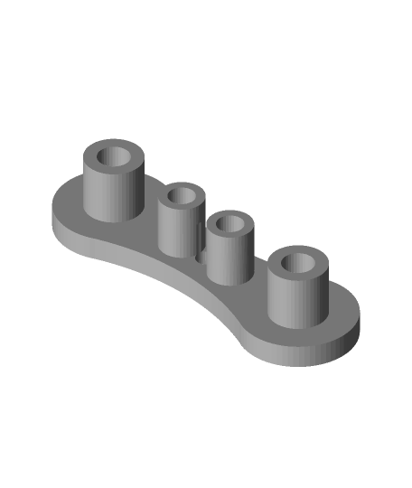 Dalprop dobrando hélices adaptador 3D print model - Mito3D