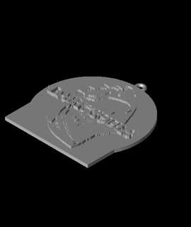 karanlık ruhlar anahtar Zincir küpe köpek etiketi je Hobiler oyunlar 3d print model - Mito3D