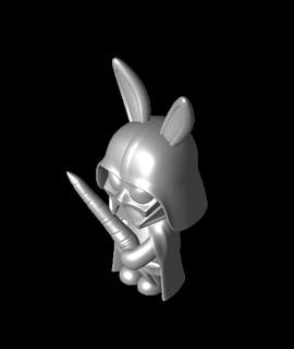 darth vader bunny 3d print model - Mito3D