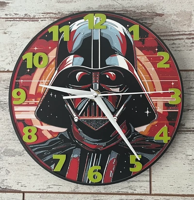 darth vader clock - 3d by ian smalley on thangs 3d print model - Mito3D