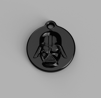Darth Vader anahtarlık kcwarthog 3d print model - Mito3D