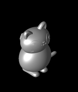 dead alive cat schr dinger cat  3d print model - Mito3D