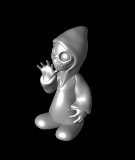 death cute grim reaper Arts & Entertainment 3d print model - Mito3D