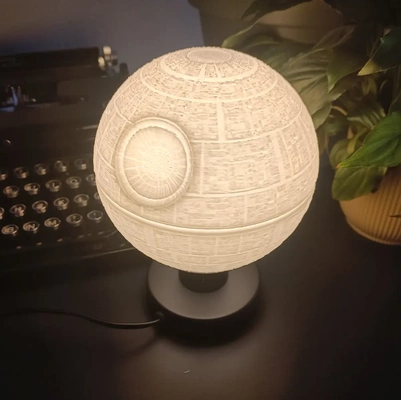 death star desk lamp - 3d by ri0m0 on thangs 3d print model - Mito3D