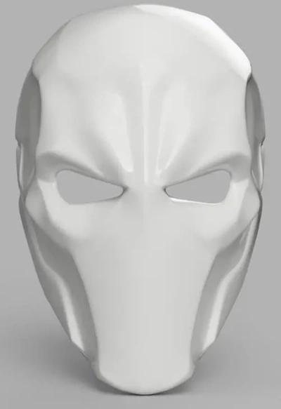 deathstroke mask two eyes - 3d by villainous prop shop on thangs 3d print model - Mito3D