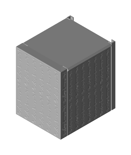 deckbox vasemodo Phyrexian completo Recreio 3D print model - Mito3D
