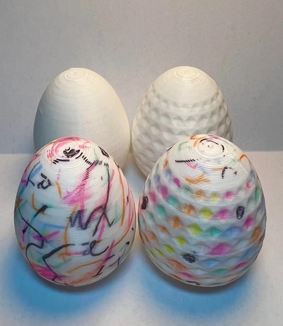 decorare uova 3d by bigboomprints on grazie uovo pasqua dipingere verniciabile 3d print model - Mito3D