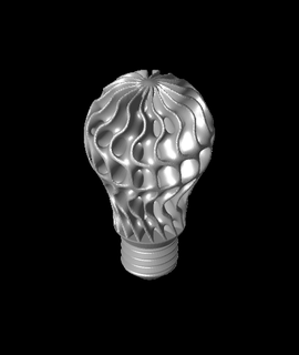 decorative minimal surface lightbulbs 3d model thangs 3d print model - Mito3D