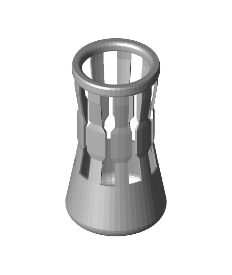 decorative vase 3d model jackassets thangs 3D print model - Mito3D