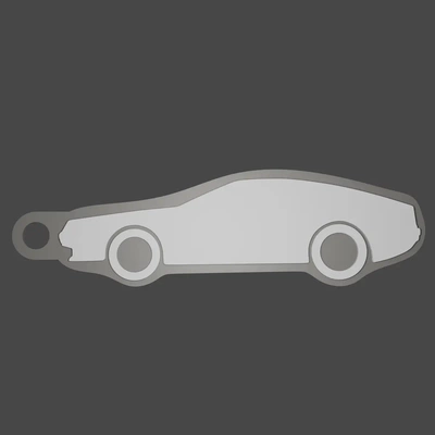 delorean keychain - 3d by kwerkshop on thangs 3d print model - Mito3D