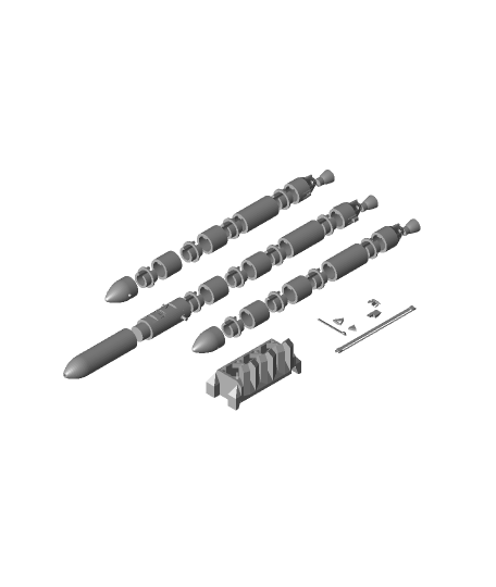 delta iv layout3mf nrt320 3D print model - Mito3D