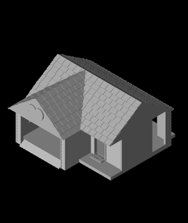 deluxe casa boneca garagem sacada hobbies jogos 3d print model - Mito3D