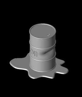 dented oil barrel mechanics Hobbies & Games 3d print model - Mito3D