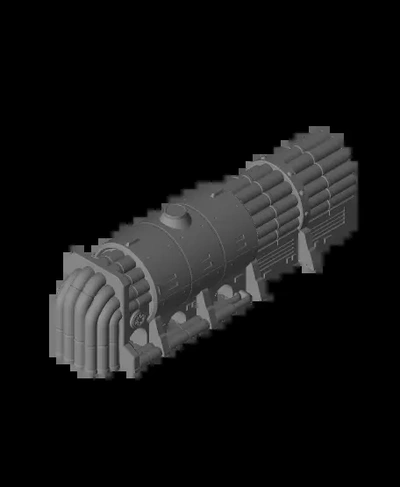 désert pipeline lourd 3d by forgeron 3d print model - Mito3D