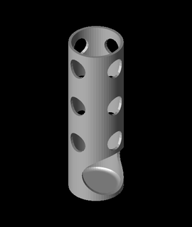 entworfen vervierfachen Klingeln Pong Ball halt 3d print model - Mito3D