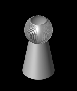 Designer Vase entworfen Mixer 3d print model - Mito3D