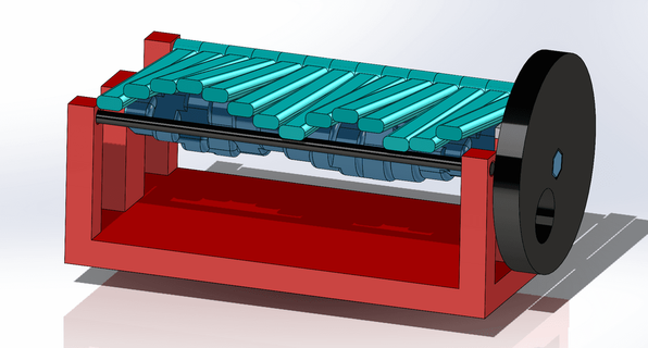 Schreibtisch Welle spinnerd13 3d print model - Mito3D