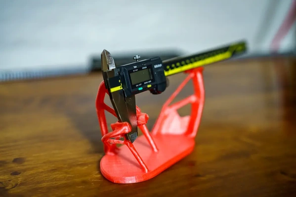 desktop caliper stand - 8in v2 3d by bubsbuilds on thangs 3d print model - Mito3D