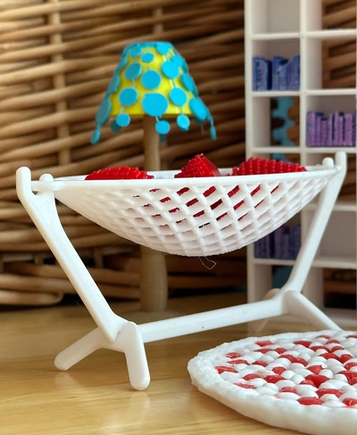 maca 3d by coisas davemakes on casa jardim pátio verão cama mobília miniatura acampamento ar livre 3d print model - Mito3D