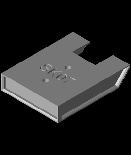 Dewalt bateria suporte skipper07 3d print model - Mito3D