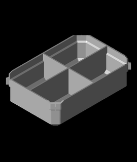 dewalt large shallow tstak nesting cup v4 3d model thangs 3d print model - Mito3D