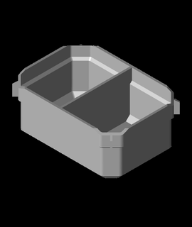 dewalt small shallow tstak nesting cup v6 3d model thangs 3d print model - Mito3D