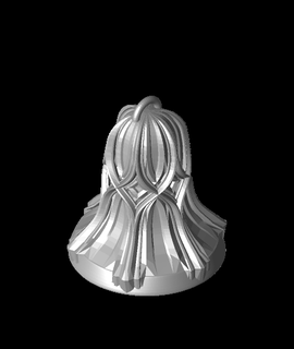Diamant Weihnachten Glocke dazus Zuhause Haus Garten 3d print model - Mito3D