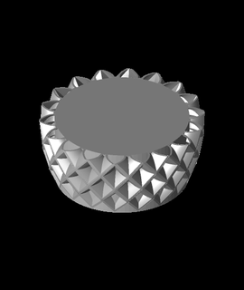 diamant facette pot singularité Accueil maison jardin 3d print model - Mito3D