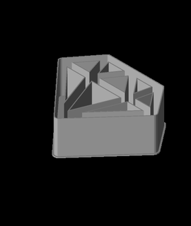 Diamant schält Box v1 ppac 3d print model - Mito3D
