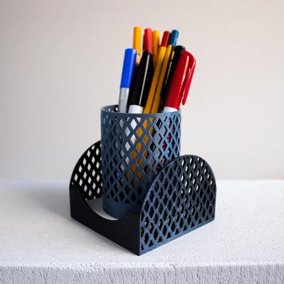 elmas kalem kulp destek nota kutu ayarlamak 3d by ince baskı teşekkürler 3d print model - Mito3D