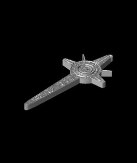 diamant épée pendentif stareige tribus arts divertissement 3d print model - Mito3D