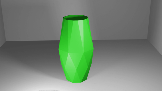 diamant vase 2 cl impression 3d print model - Mito3D