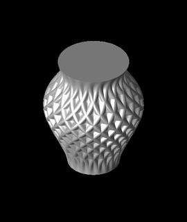 diamond vase no 6 kazi toad Home & Garden 3d print model - Mito3D