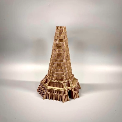 torre of babel 3d by cbobo2uco on gracias 3d print model - Mito3D