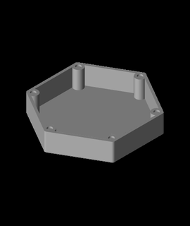 dice tray 3d model fivesidedhex thangs 3d print model - Mito3D
