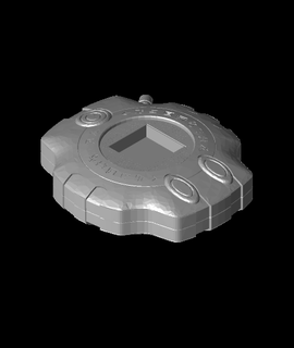 Digimon Digivice açıkçası inşa edilmiş 3d model teşekkürler 3d print model - Mito3D