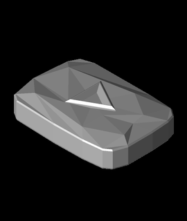 dimond youtube play buttonstl 3d model thangs 3d print model - Mito3D