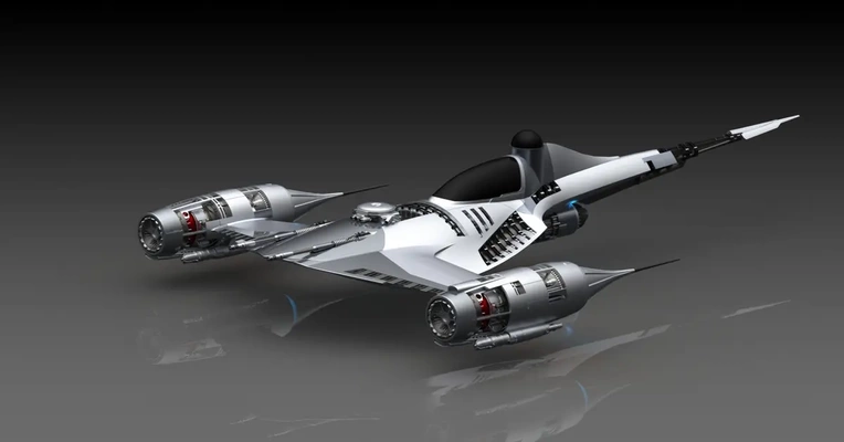din djarin's n1 starfighter - 3d by paul peters on thangs 3d print model - Mito3D