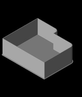 diretório 2 nestable caixa v1 3d print model - Mito3D