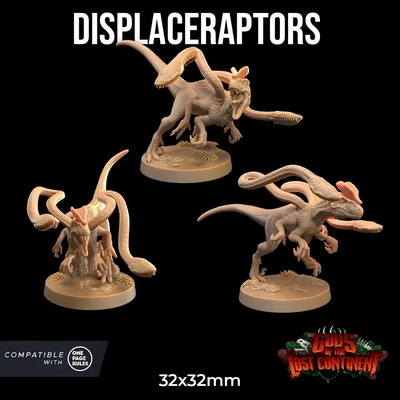 raptor deslocador 3d by dragão caçadores apresentar on 3d print model - Mito3D