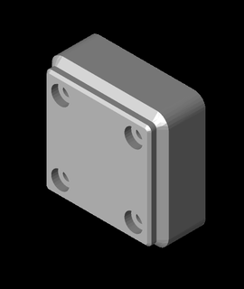 dividido gridfinity caixas cadquery personalizadas 3d print model - Mito3D