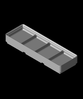 diviseur boîte 3x1x2 4 compartmentstl 3d print model - Mito3D
