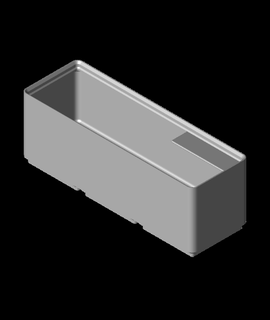 divider box 3x1x6 1-compartmentstl 3d print model - Mito3D