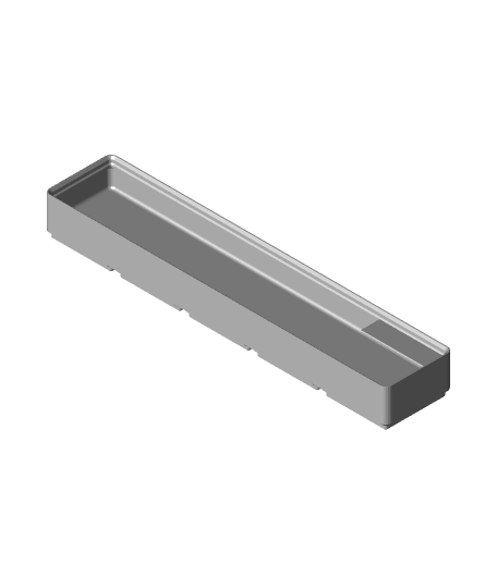 diviseur boîte 5x1x3 1 compartmentstl 3D print model - Mito3D