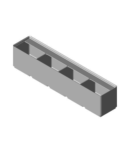 bölen Kutu 5x1x6 4 compartmentstl 3D print model - Mito3D