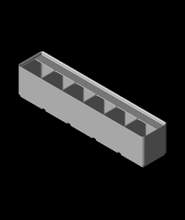 divider box 5x1x6 6-compartmentstl 3d print model - Mito3D