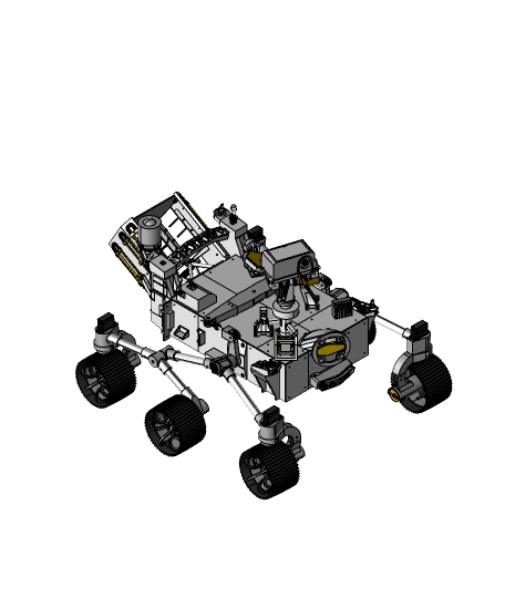 diy mars perseverance rover replica 3d model thangs 3D print model - Mito3D