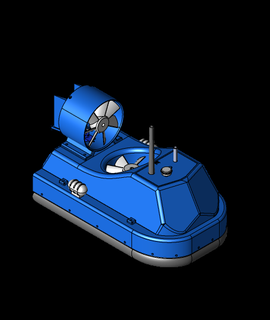 Fai rc hovercraft 3d stampabile modello grazie 3d print model - Mito3D